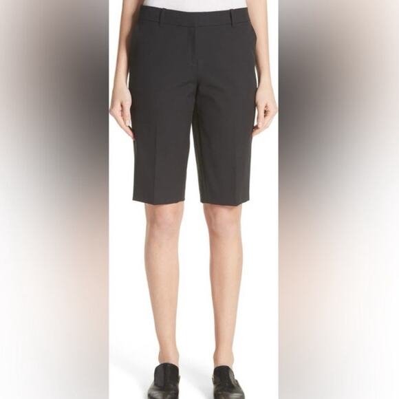 Lafayette 148 New York Pants - Lafayette 148 New York Women’s Black Bermuda Shorts  Size 6